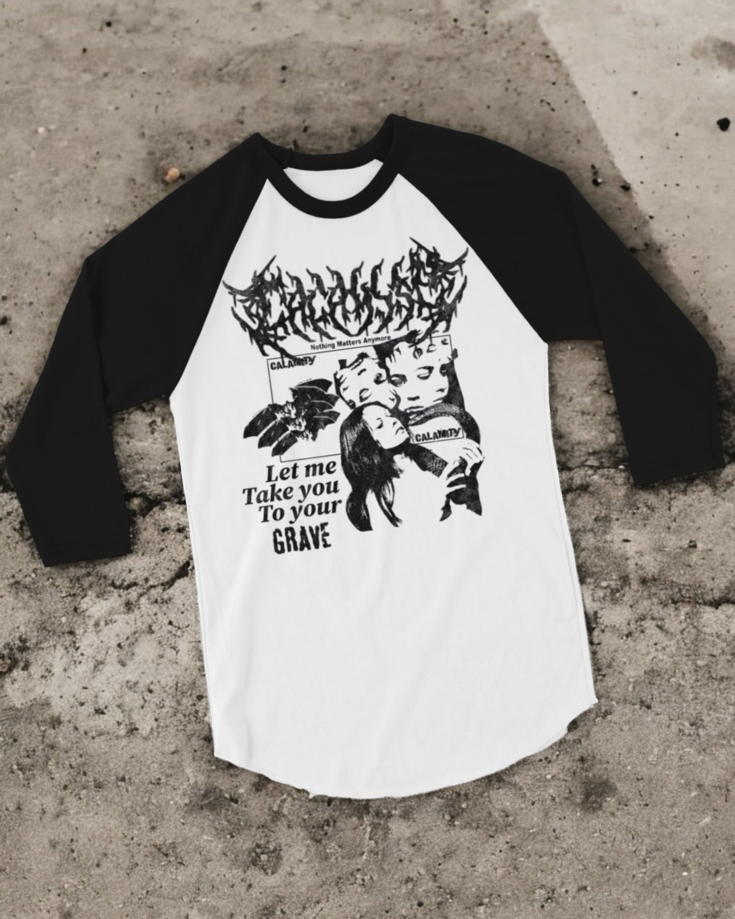 Grave Baseball T-Shirt