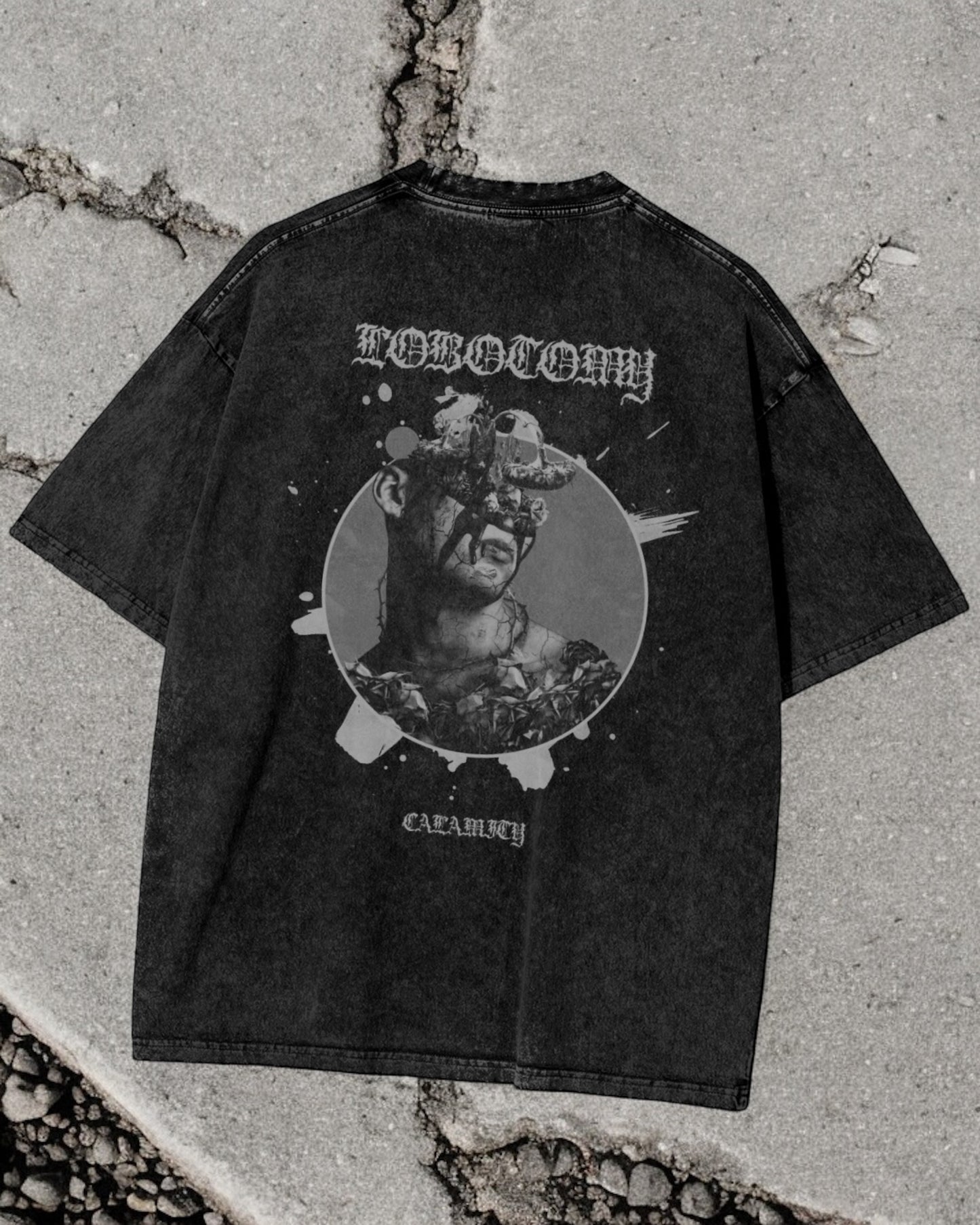 Lobotomy Oversize Snow Washed T-Shirt