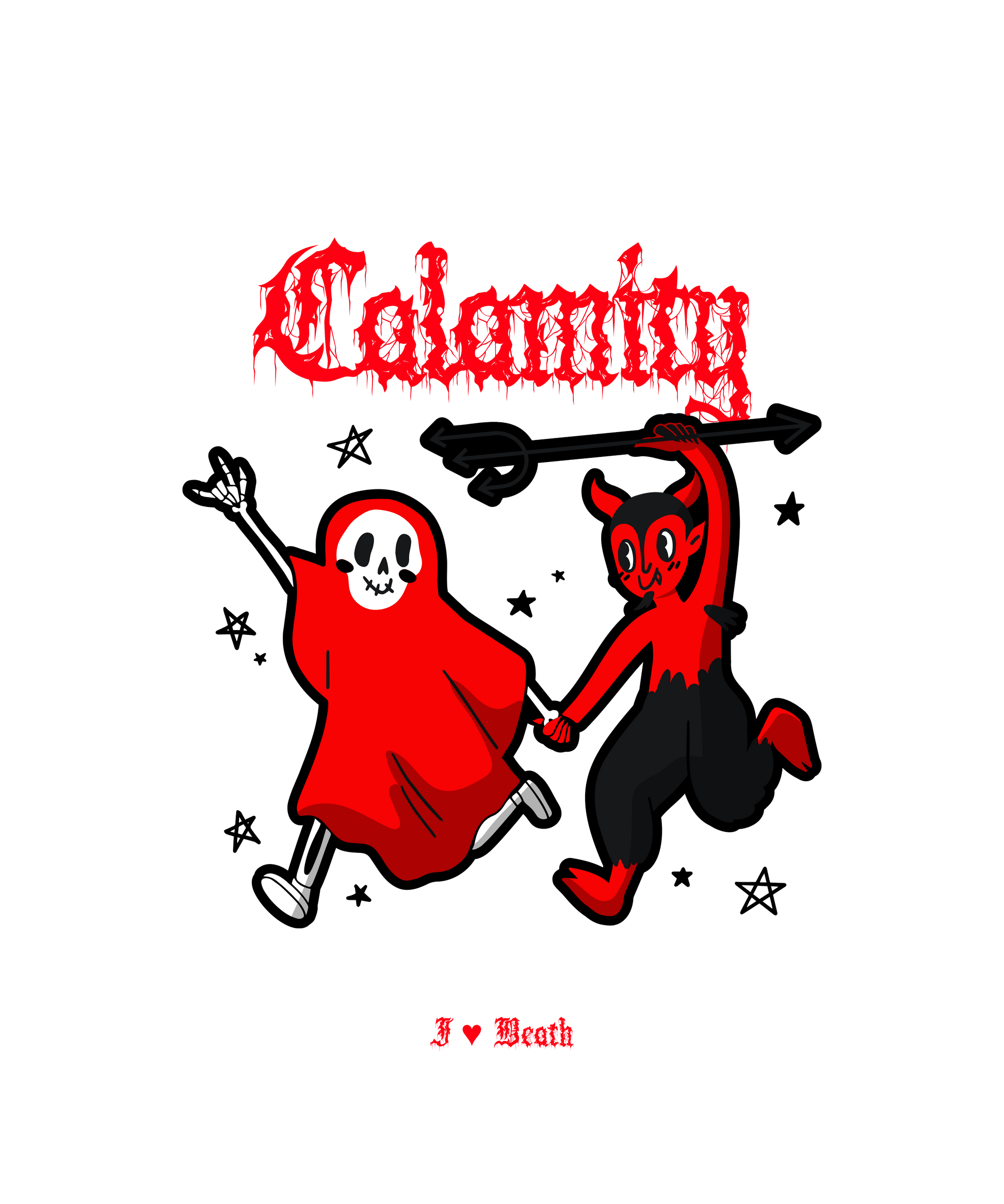 Unholy Hoodie - Premium Cotton-Poly Blend | Calamity Clothing