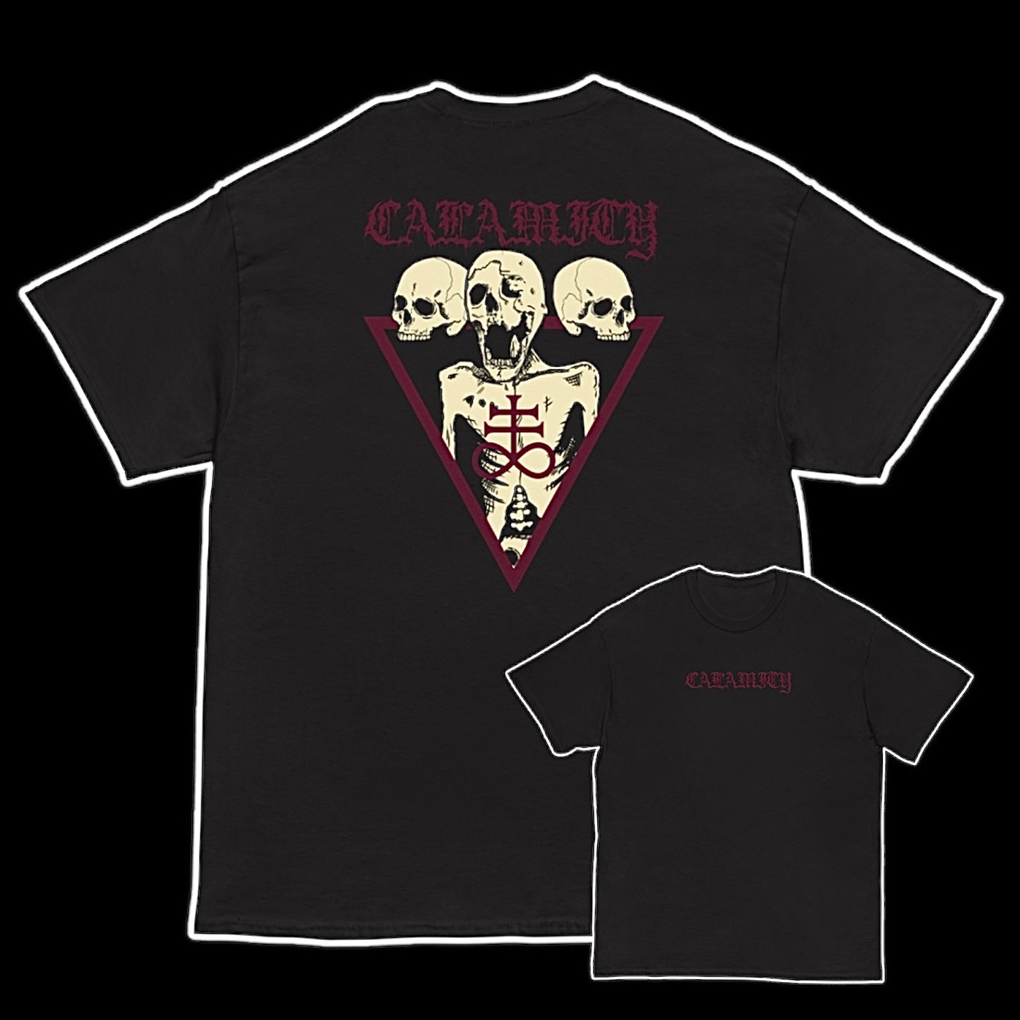 Cerberus T-Shirt - Mythical Design, 100% Cotton | Calamity Clothing