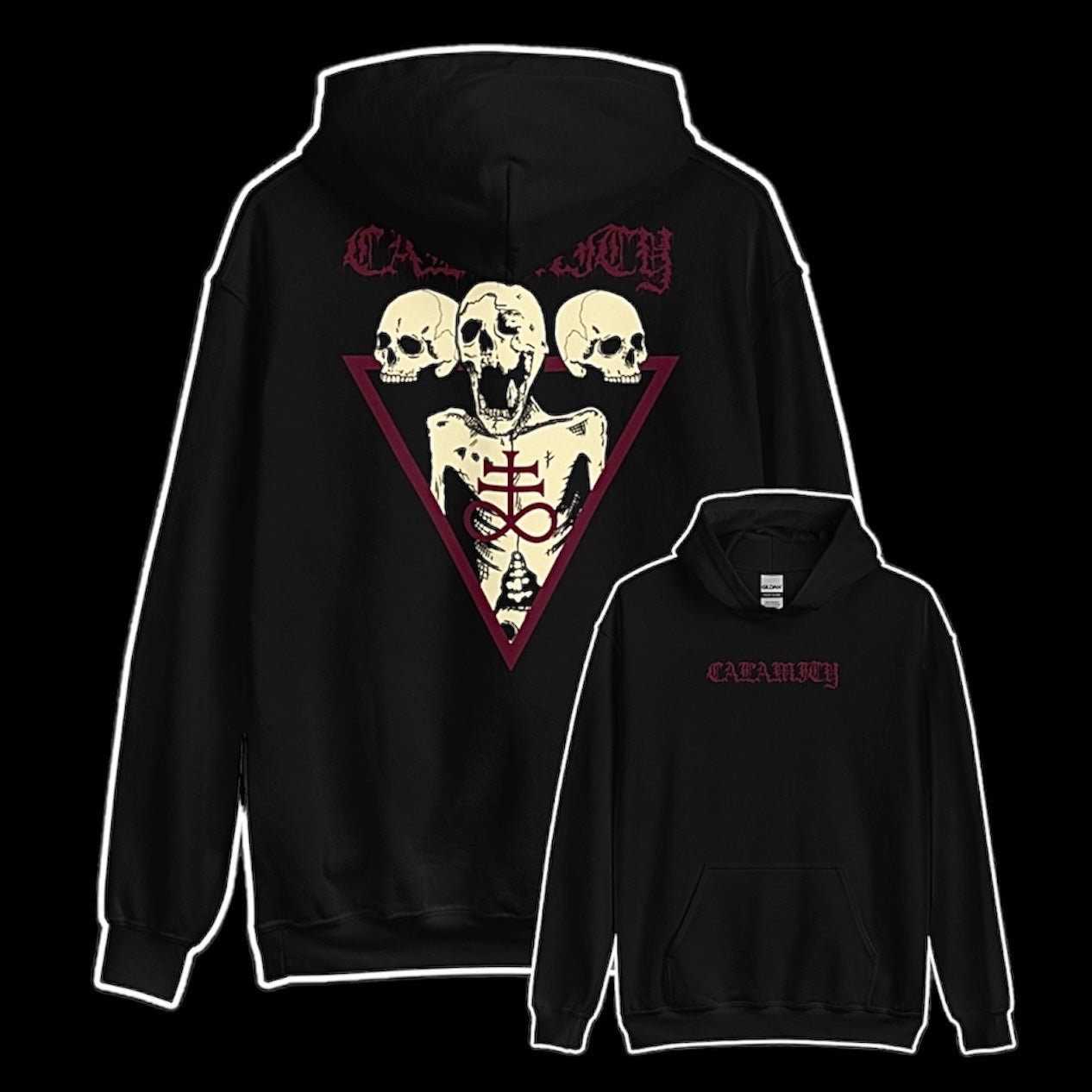 Cerberus Hoodie | Premium Cotton Blend | Calamity Clothing