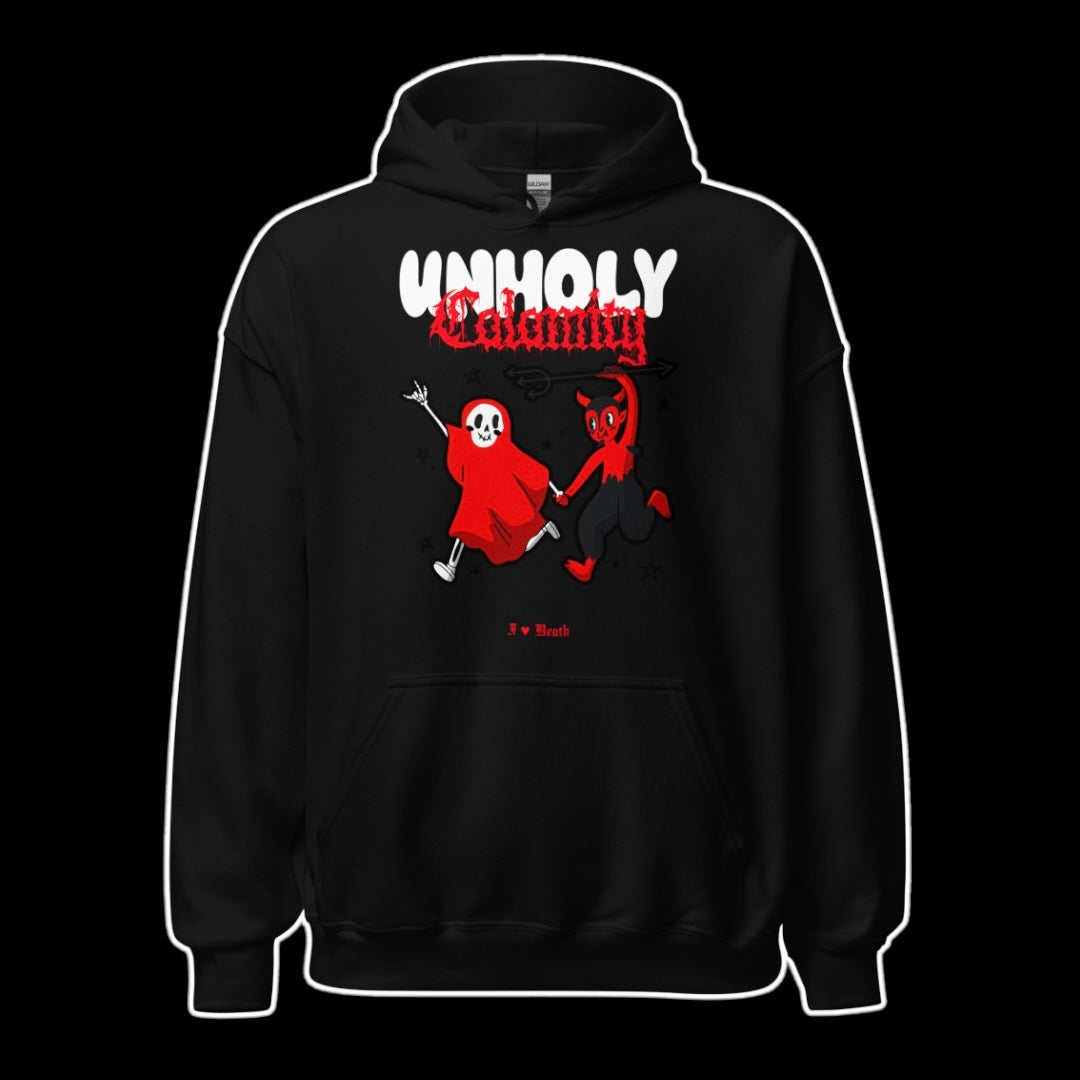 Unholy Hoodie - Premium Cotton-Poly Blend | Calamity Clothing