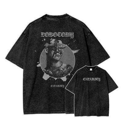 Lobotomy Oversize Snow Washed T-Shirt