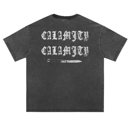 Raspberry Razorblade Vintage Washed  T-Shirt