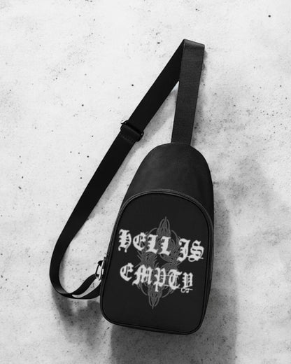 Hell Is Empty Chest Bag