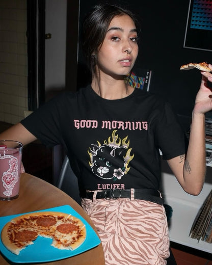 Luzifer-Katze T-Shirt