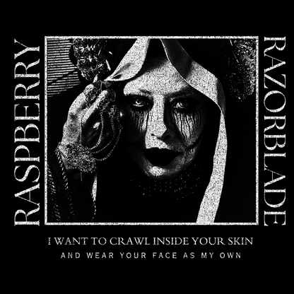 Raspberry Razorblade Vintage Washed  T-Shirt