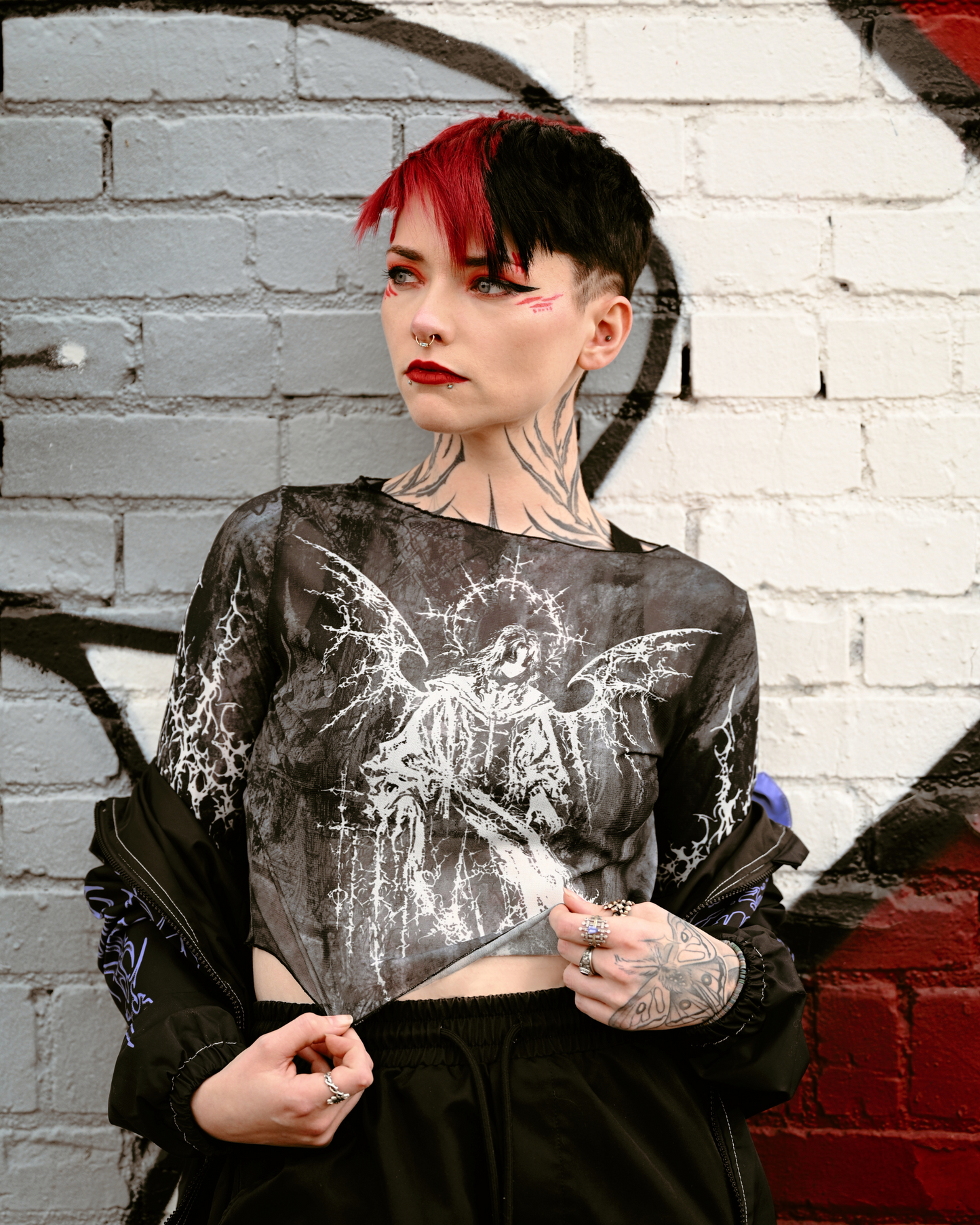 Dreadhalo Long Sleeve Mesh T-shirt