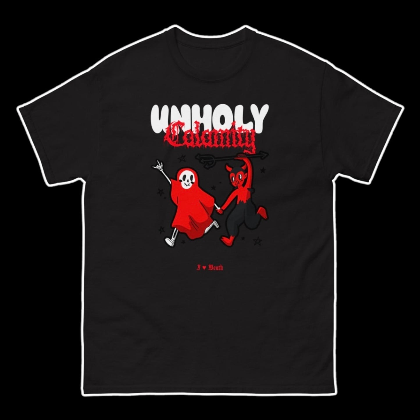 Unholy T-Shirt | Gothic Style Cotton Tee - Calamity Clothing