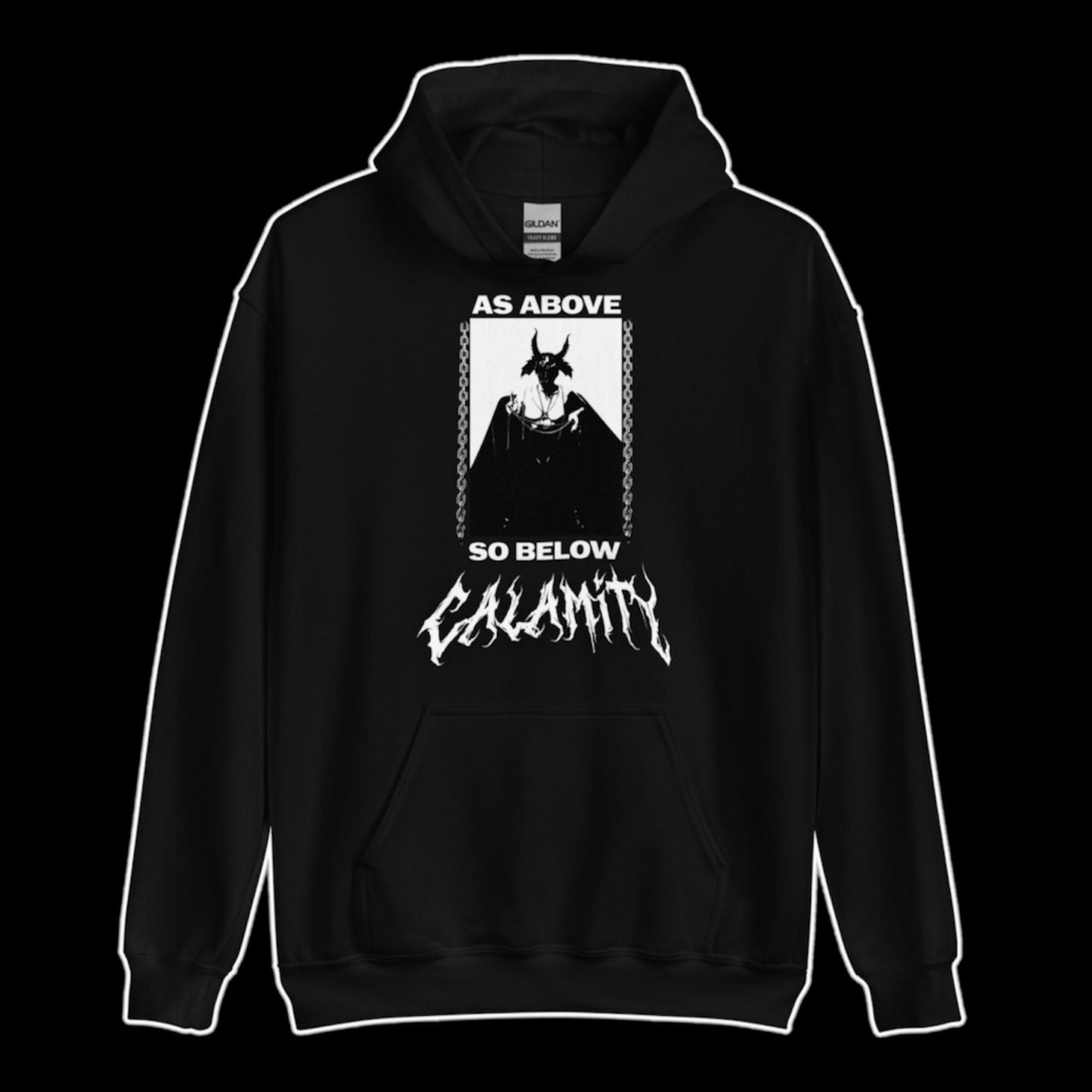 As Above So Below Hoodie - Soft & Stylish | Calamity Clothing